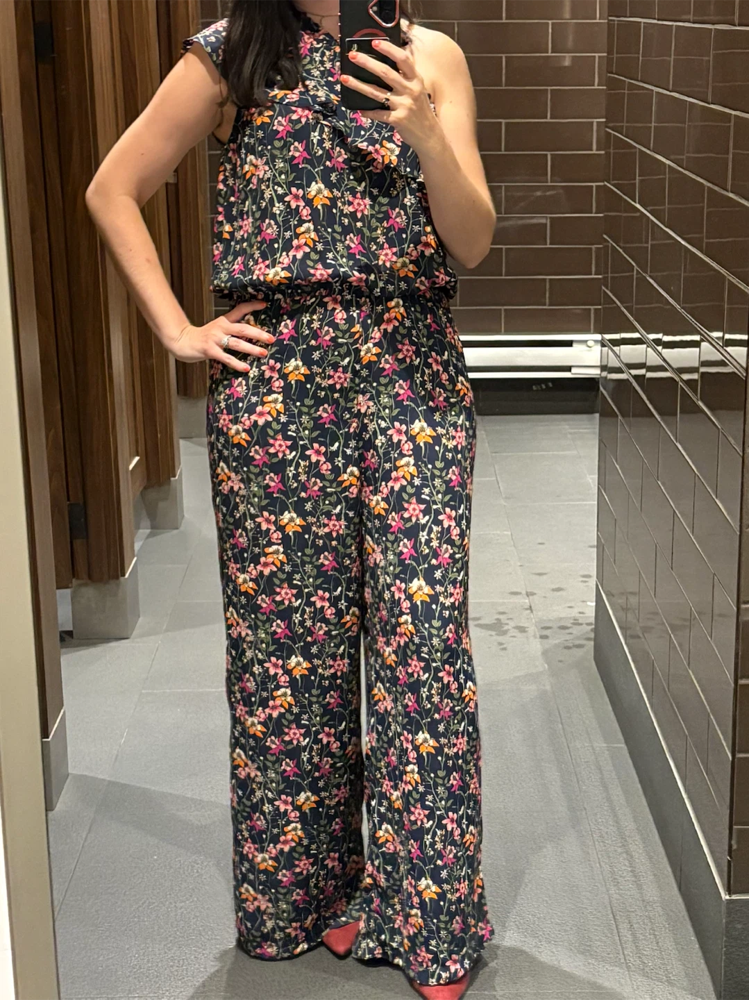 Floral Print Jumpsuit