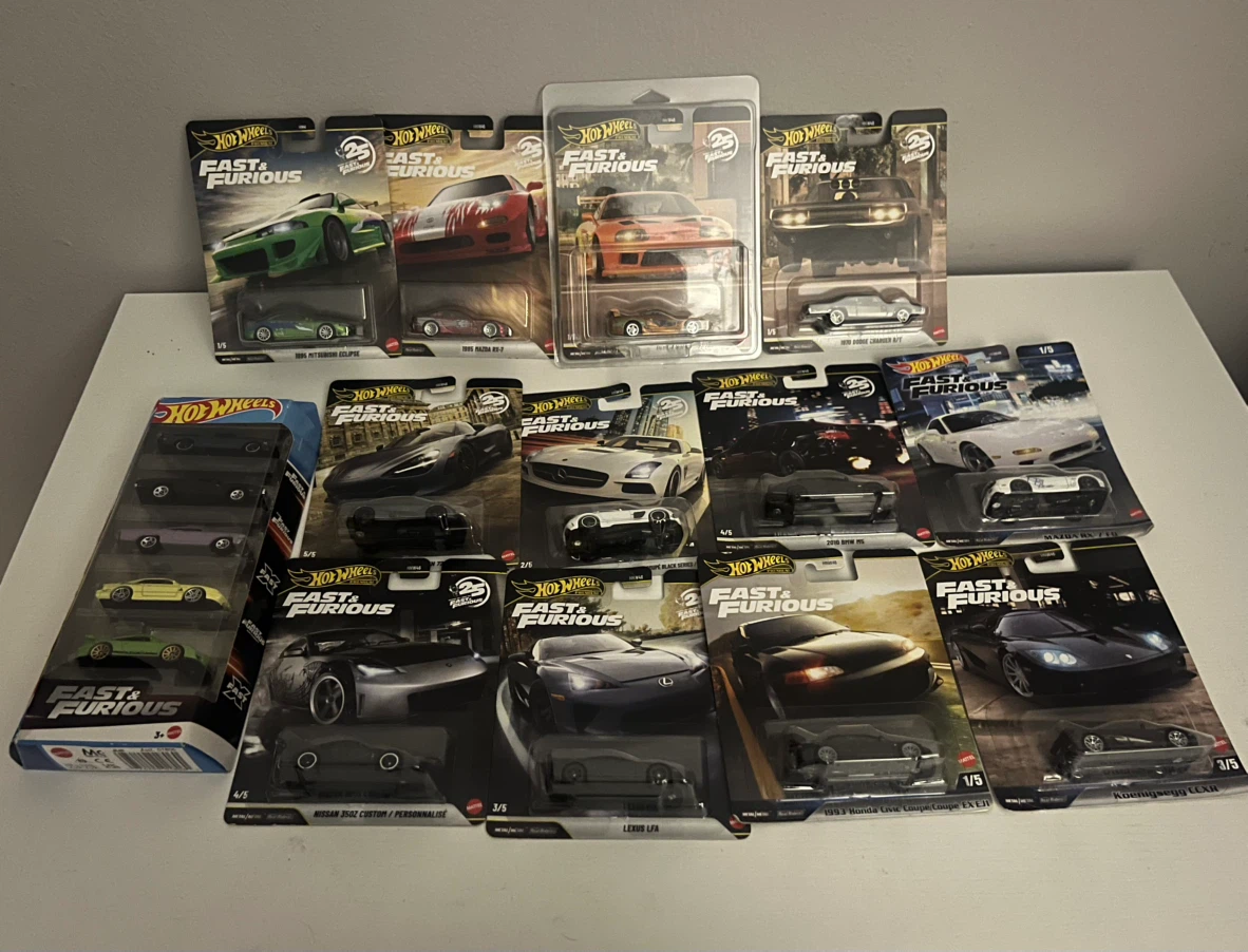 Hot Wheels Fast & Furious four chases Lot Of 13 F&F - photo 2
