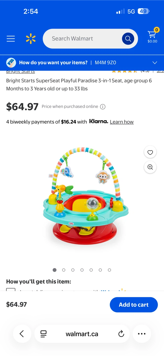 Bright Starts SuperSeat Playful Paradise 3-in-1 Seat