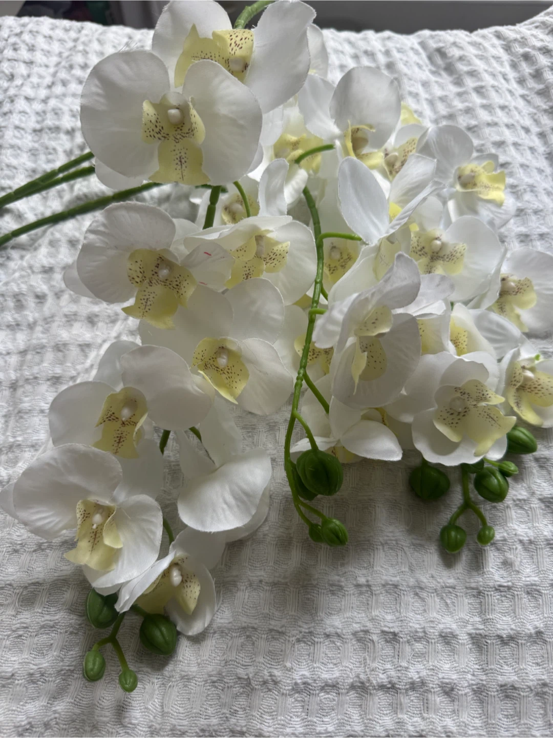 Three Artificial Orchid Stems