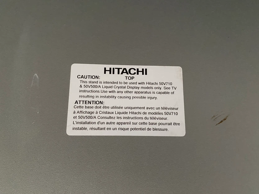 Hitachi TV Stand for 50V710 and 50V500/A - photo 3