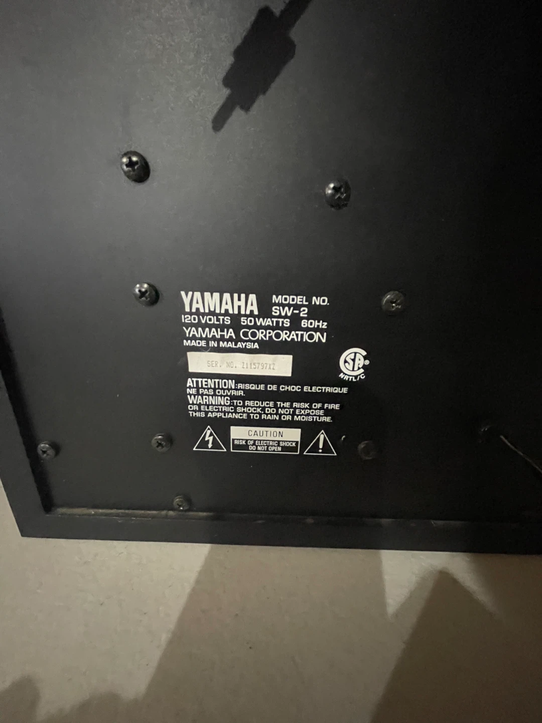 Powered Sub woofer - photo 2