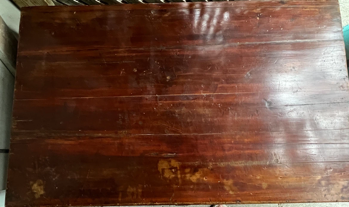 Vintage Chinese Style Wooden Storage Chest - photo 4