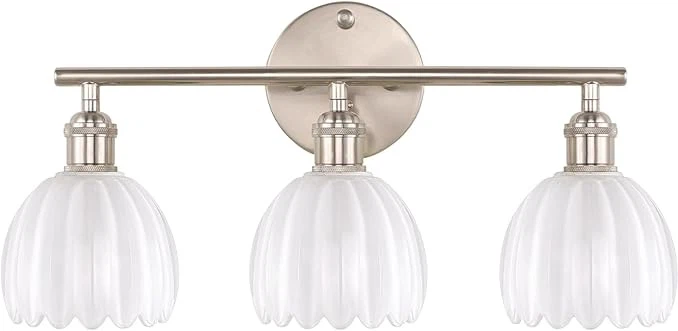 3-Light Bathroom Vanity Fixture