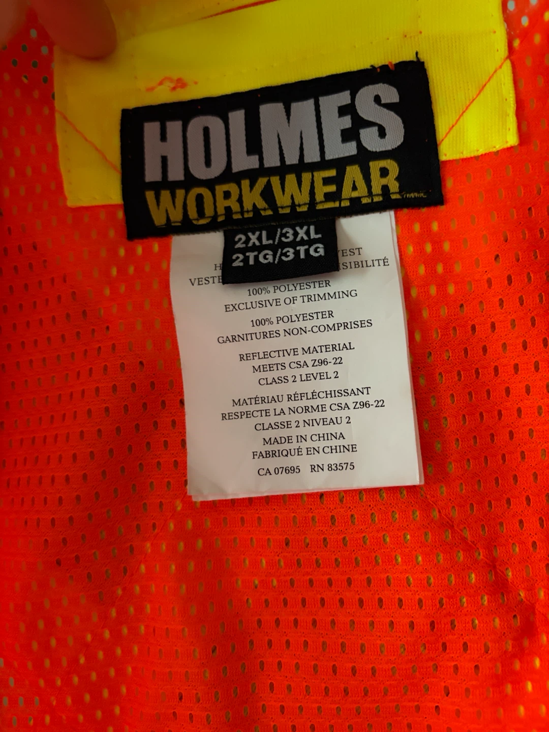 Holmes Workwear Safety Vest - photo 2