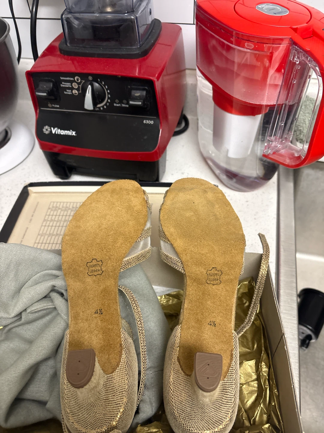 Diamant Dance Shoes - Gold - photo 4