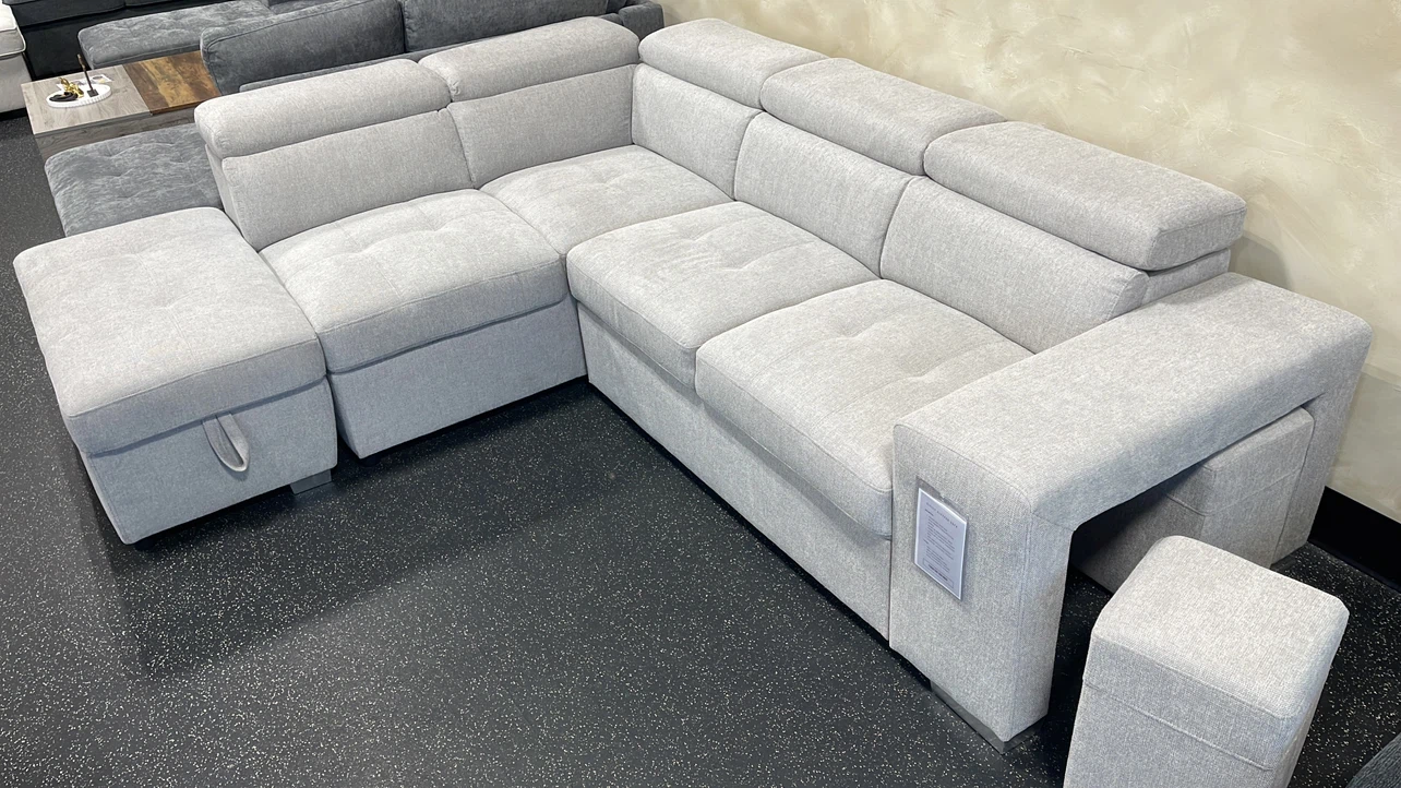 Limited Time Offer – Modern Sectional with Pullout Sleeper