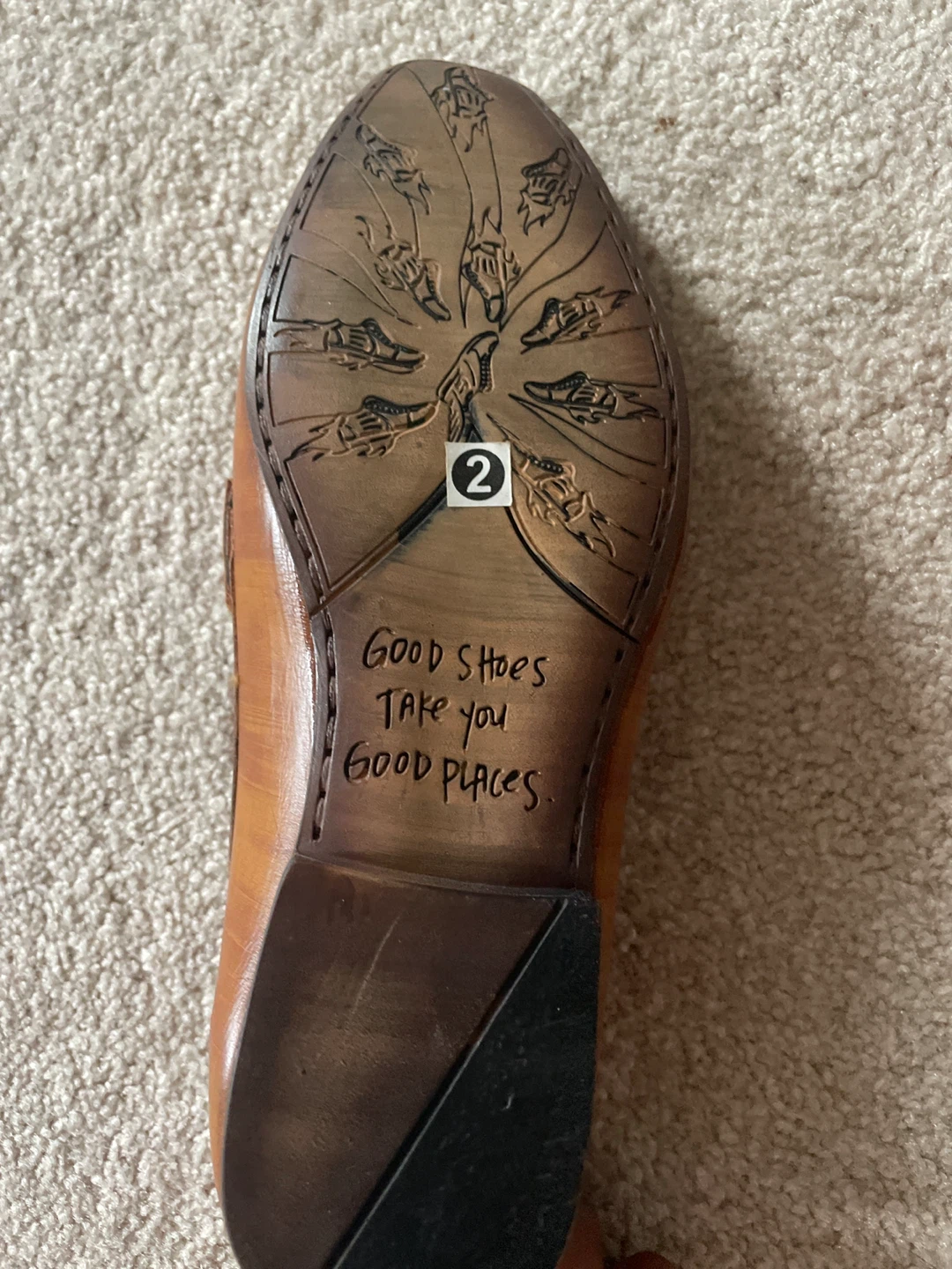 Gorav Tan Leather Loafers boys - photo 2