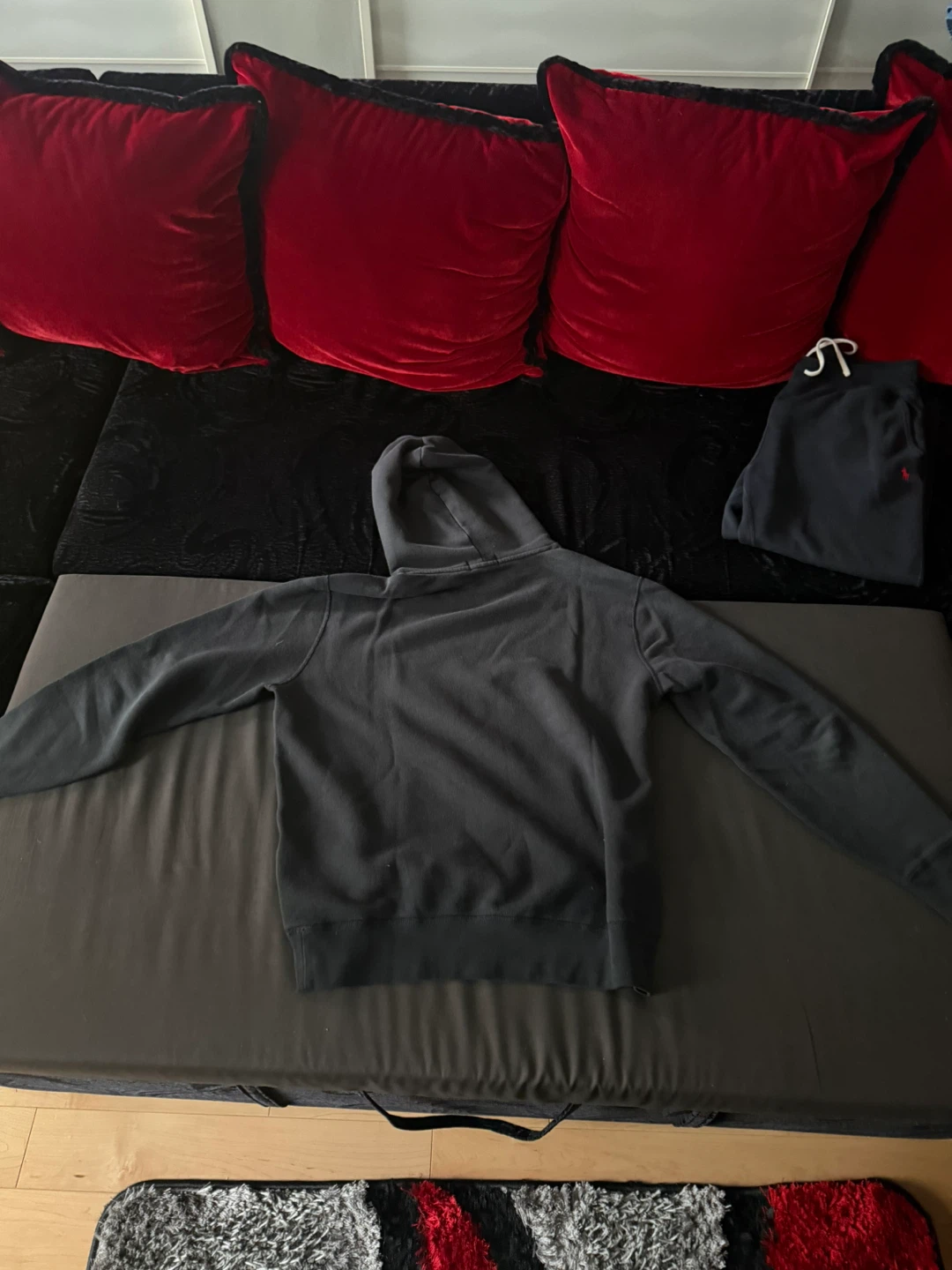 Polo Ralph Lauren Black Hoodie and Sweatpants Set - photo 2