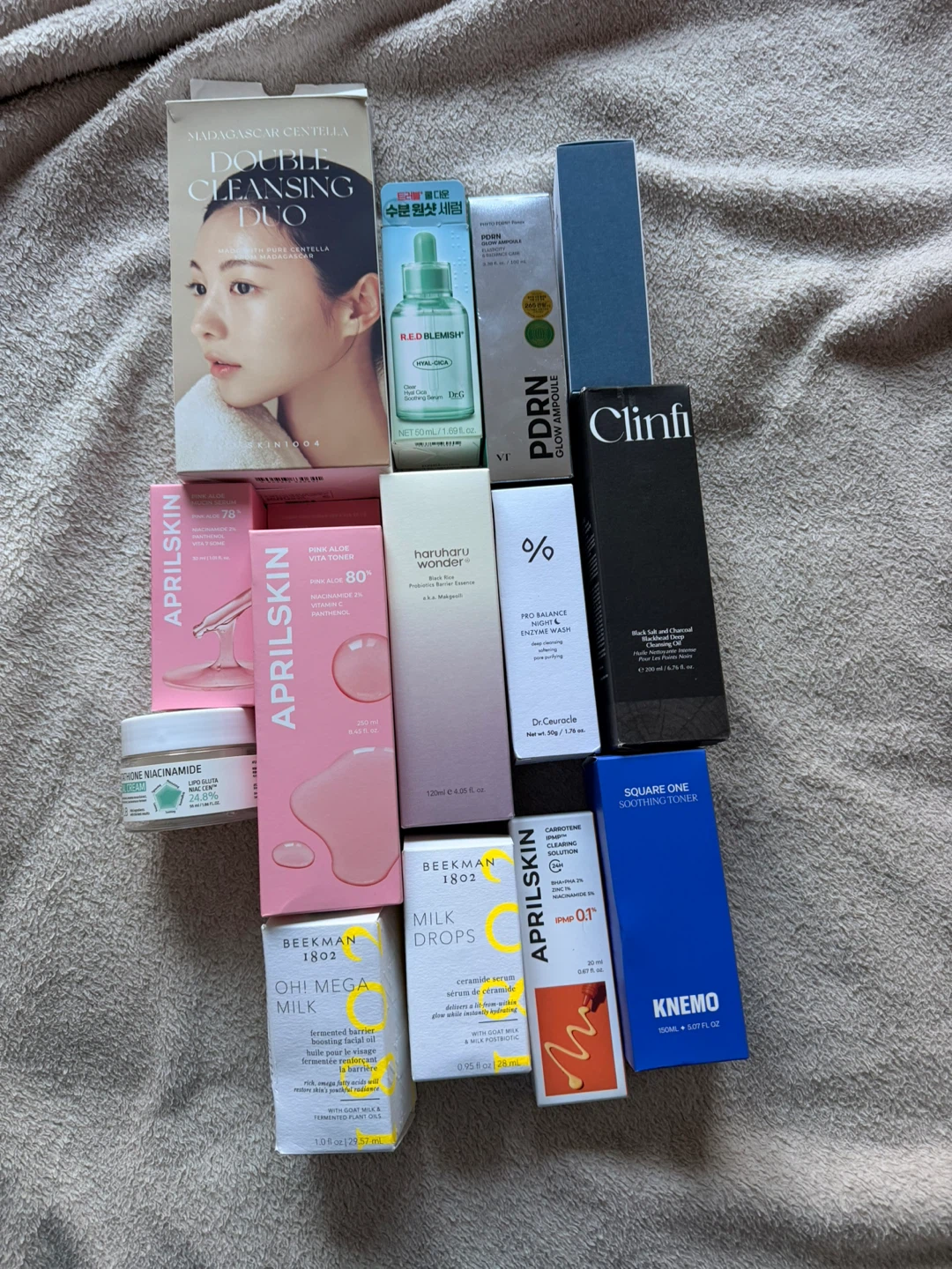 Assorted K-Beauty Skincare Products
