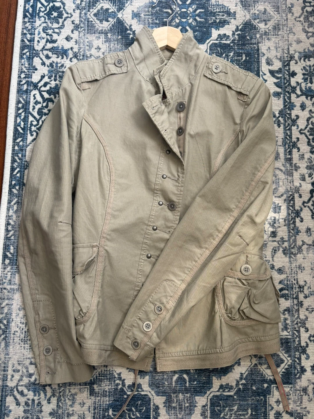 Marithe Francois Girbaud Khaki Jacket