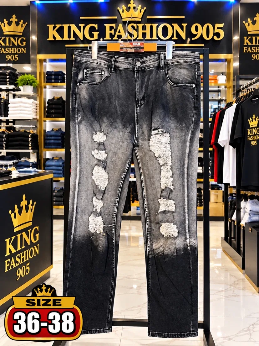 King Fashion 905 Distressed Jeans