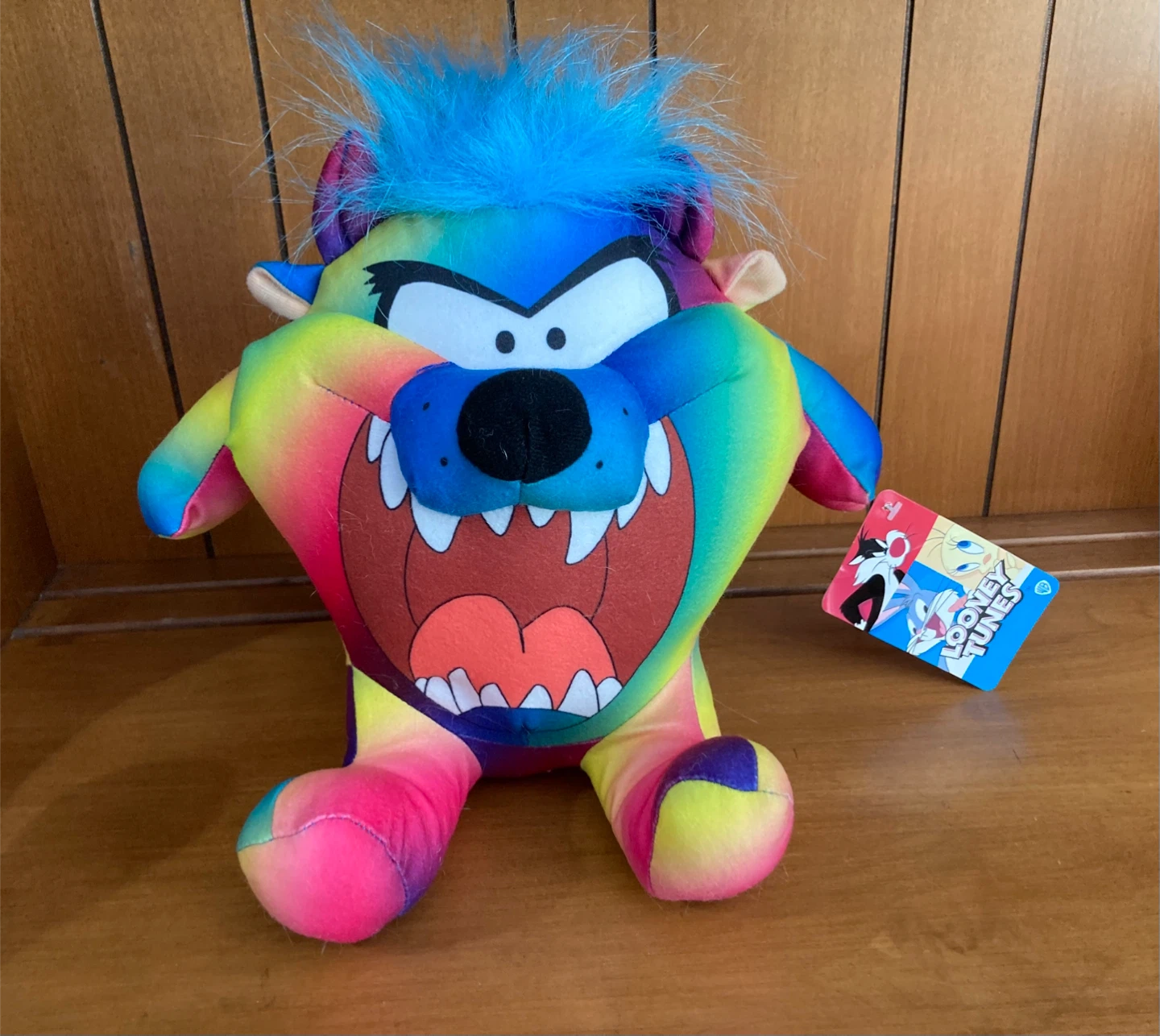 Looney Tunes Rainbow Tasmanian Devil Plush