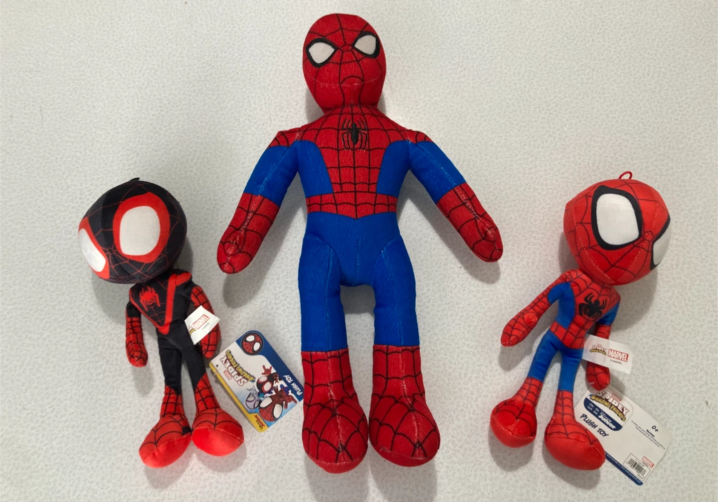 Set of 3 Spidey and His Amazing Friends Plush Toys