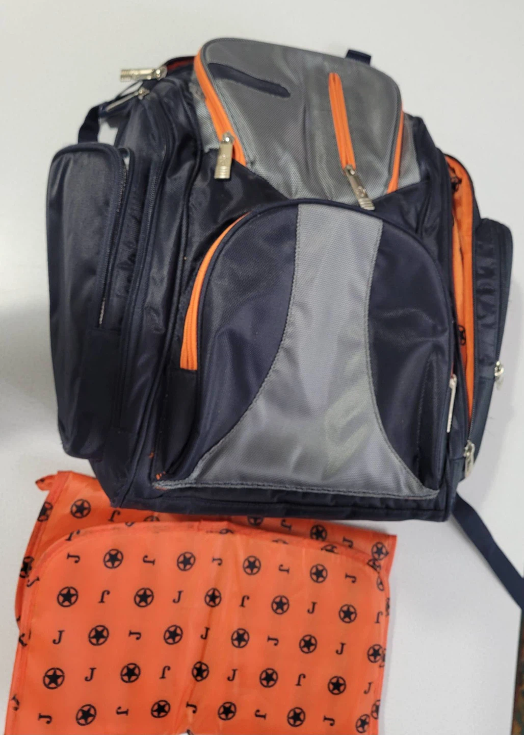 J is for Jeep Diaper Bag backpack with changing mat!!