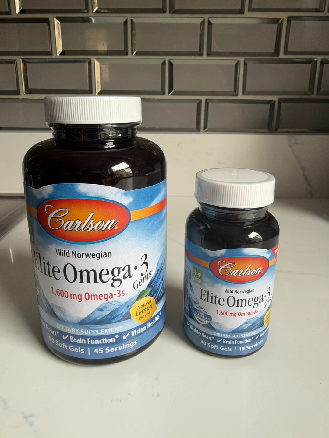 Carlson Elite Omega-3 Gems Supplements