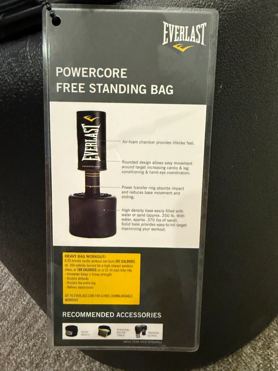 Everlast PowerCore Freestanding Punch Bag - photo 2