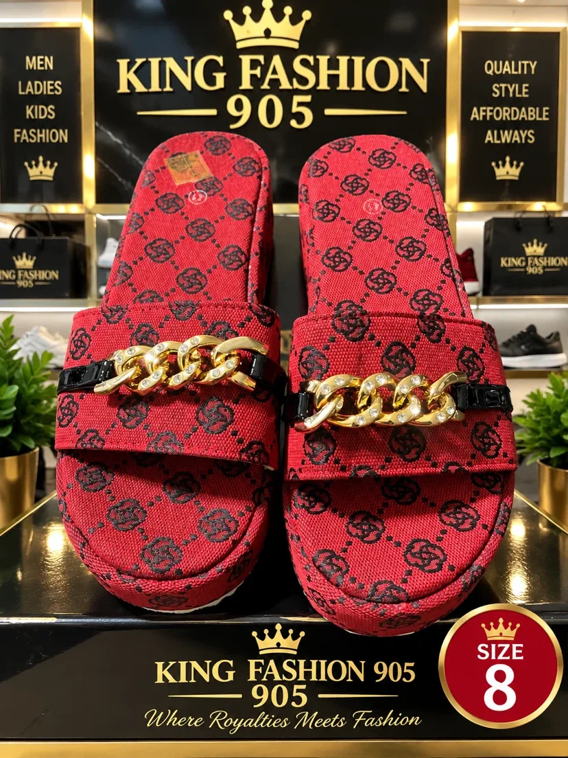 King Fashion 905 Platform Slides