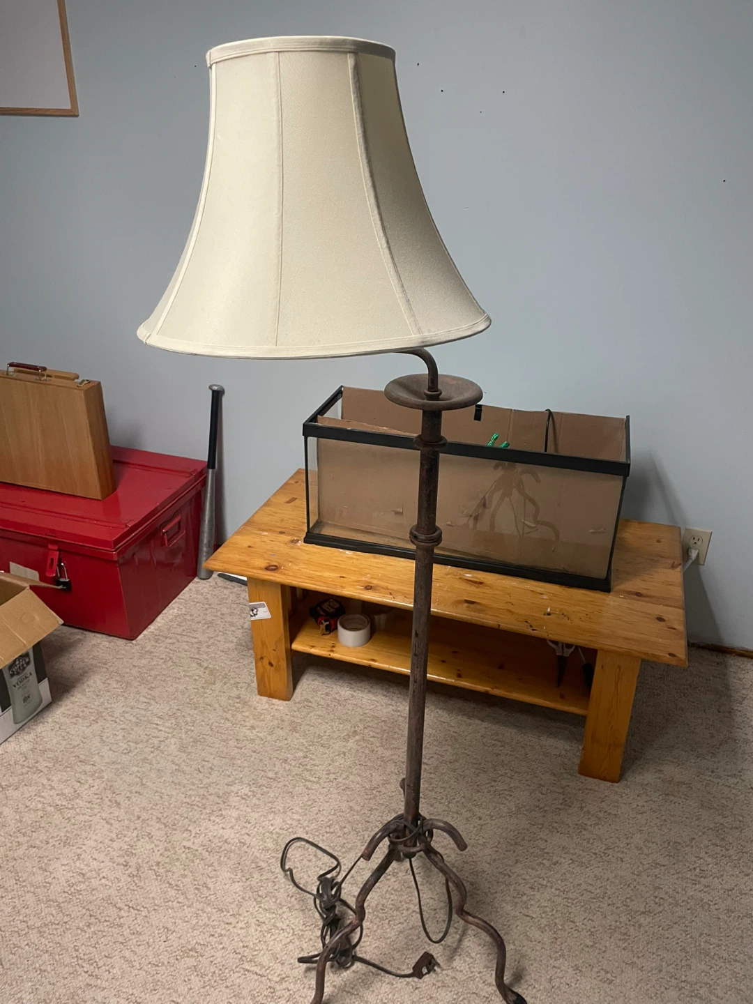 Antique metal Lamp - photo 2