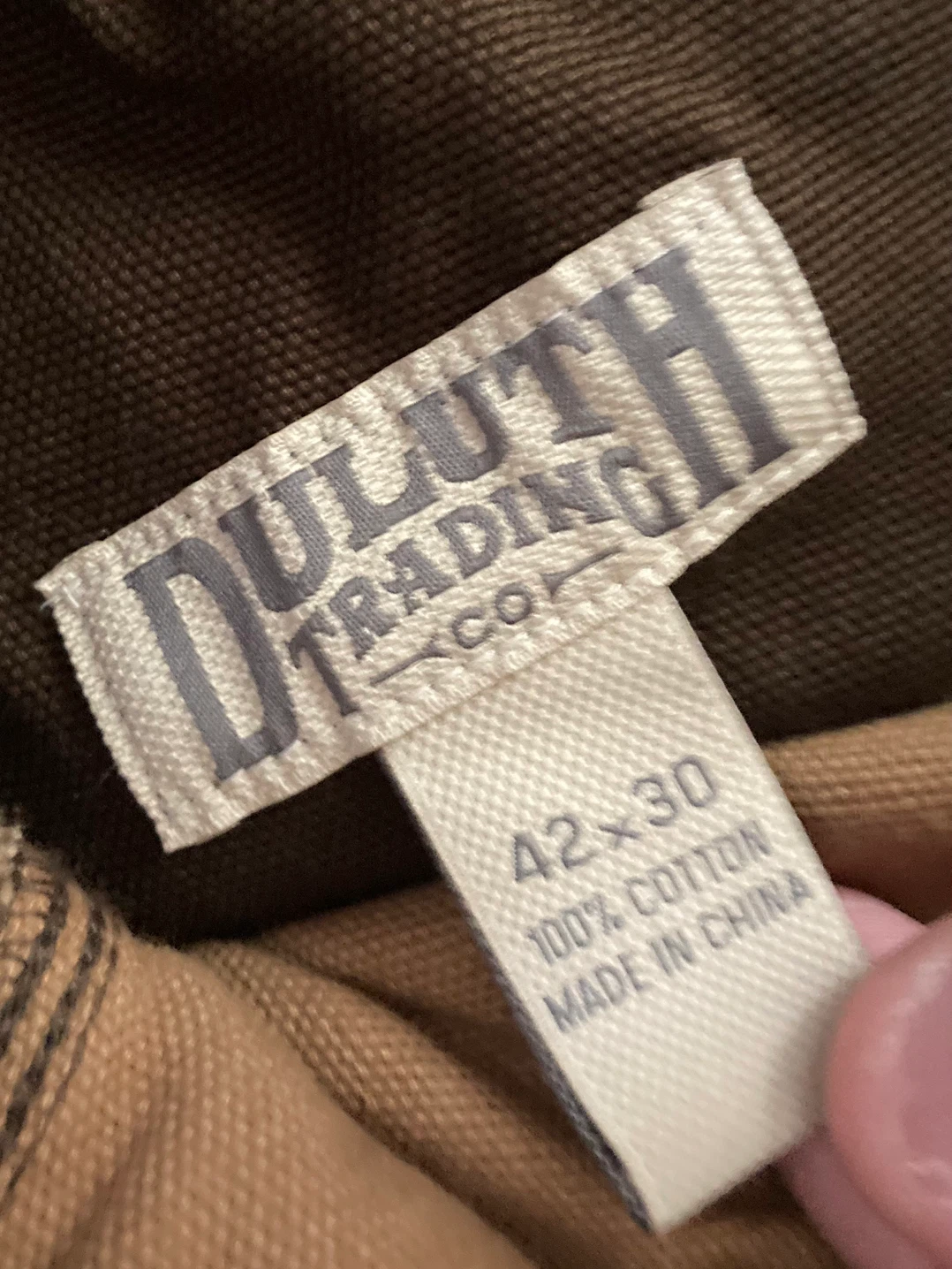 Duluth Trading Co. Cargo Pants Brown 42x30 - photo 3