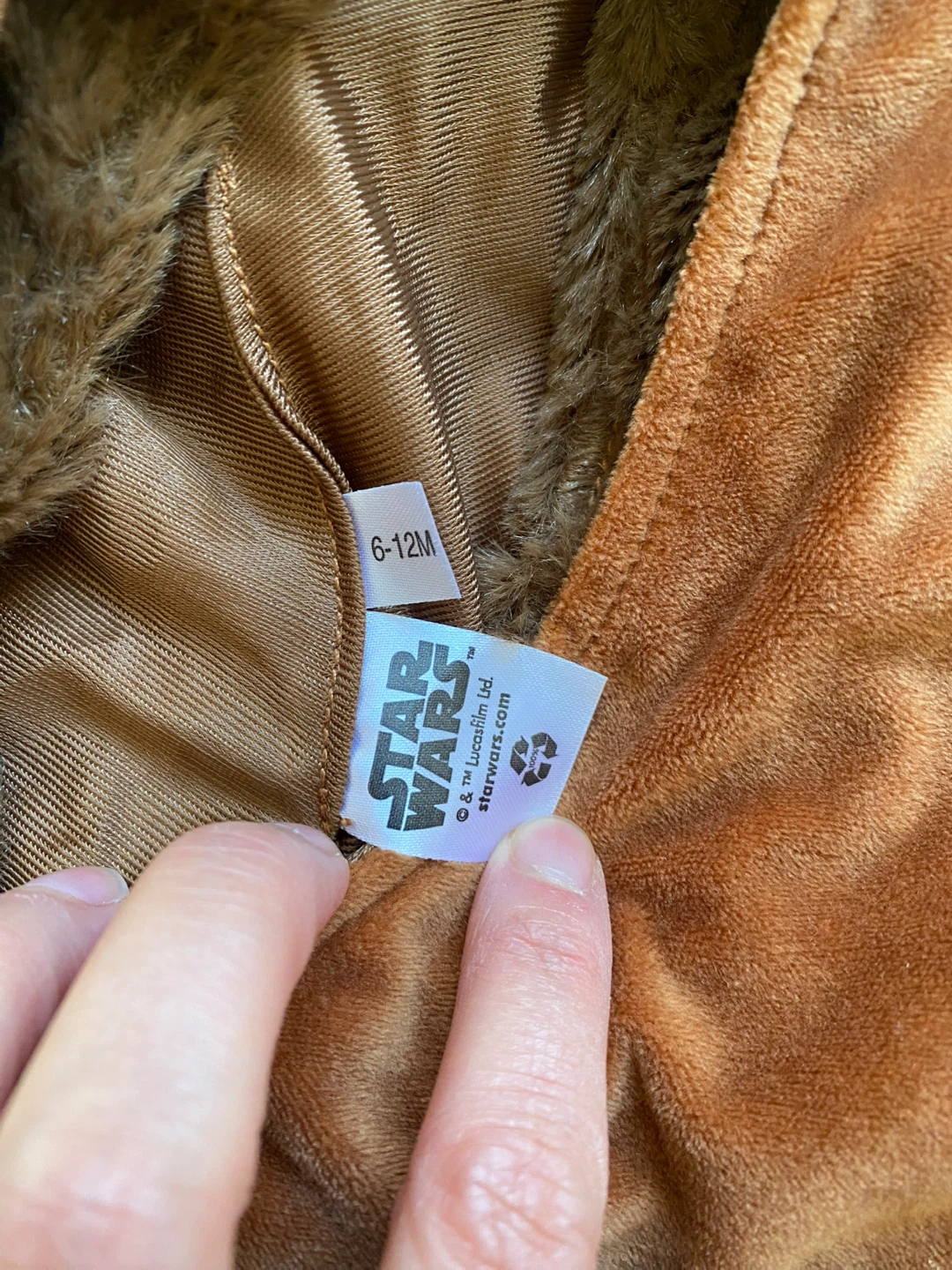 Disney Store Star Wars Ewok baby costume, 6-12 - photo 3