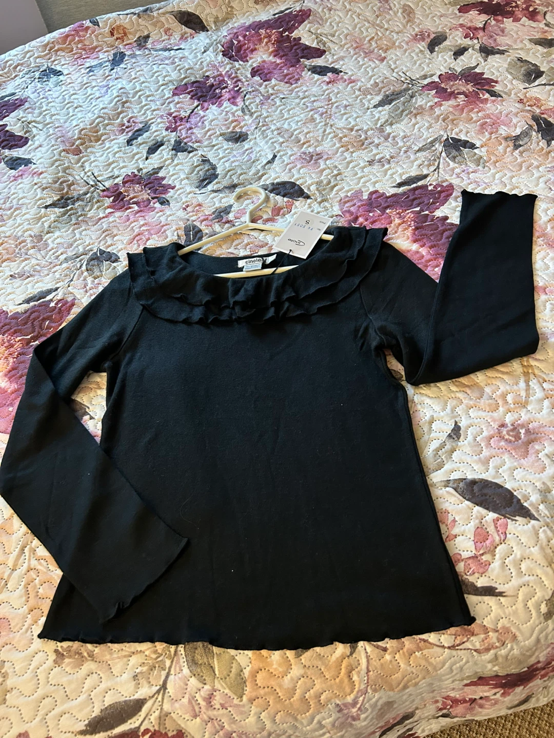 Black Long Sleeve Top