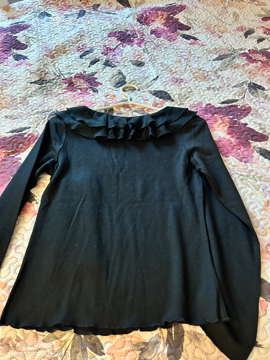 Black Long Sleeve Top - photo 4