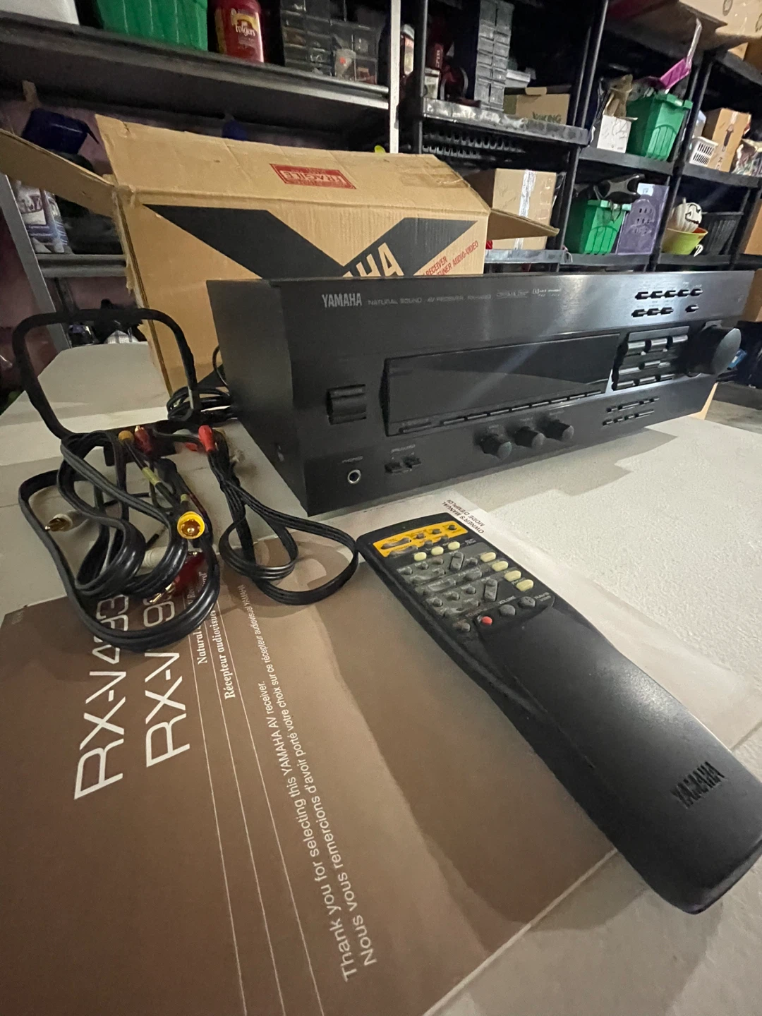 Yamaha RX-V493 AV Receiver with Remote and Manual - photo 2