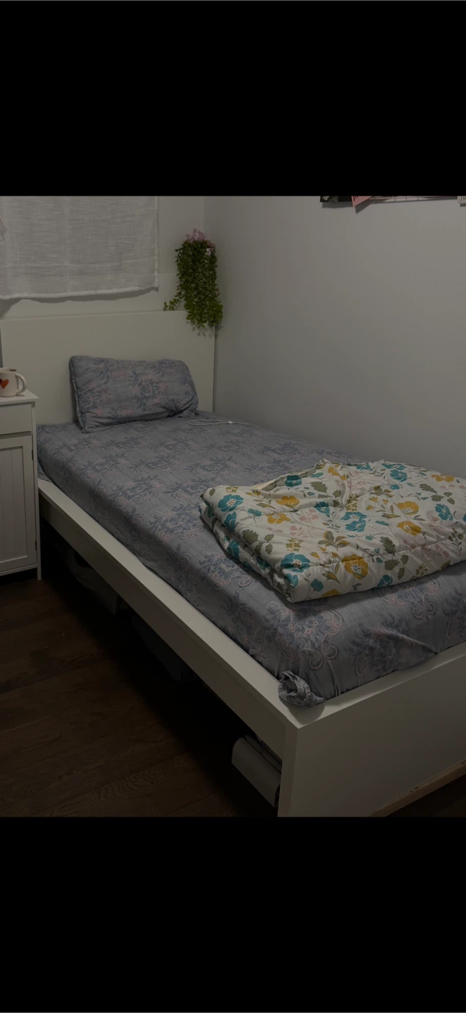 IKEA : MALM Bed frame, high, white, Twin