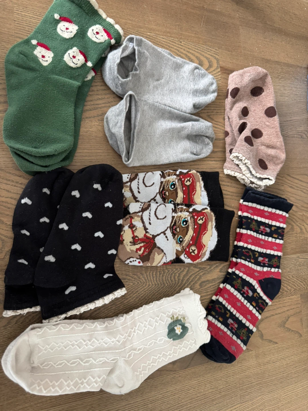 New Women's Casual Socks Set