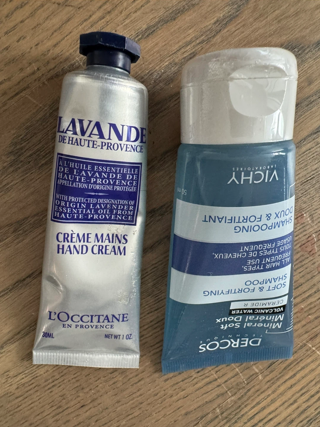 bundle L'Occitane Hand Cream and Vichy Dercos Shampoo