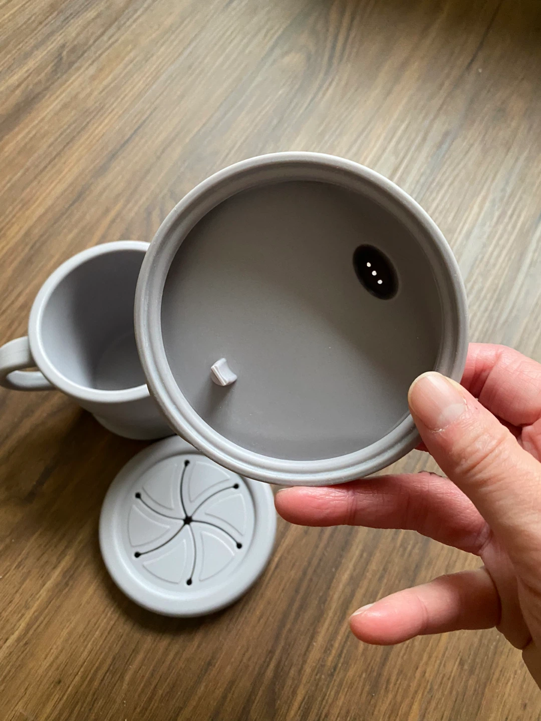 Haakaa Silicone Baby Sip-n-Snack Cup - photo 2