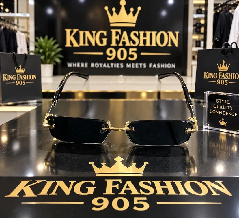 King Fashion 905 Rimless Sunglasses