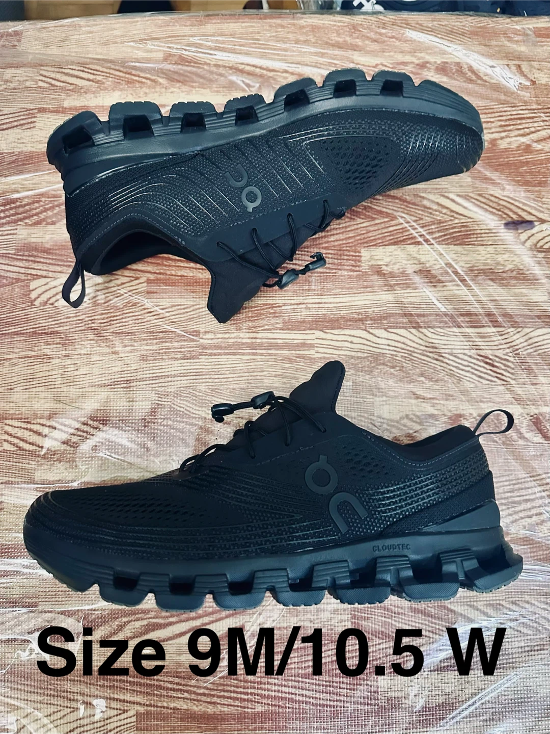 On Running Cloud Black Shoes US 10.5 W - photo 2