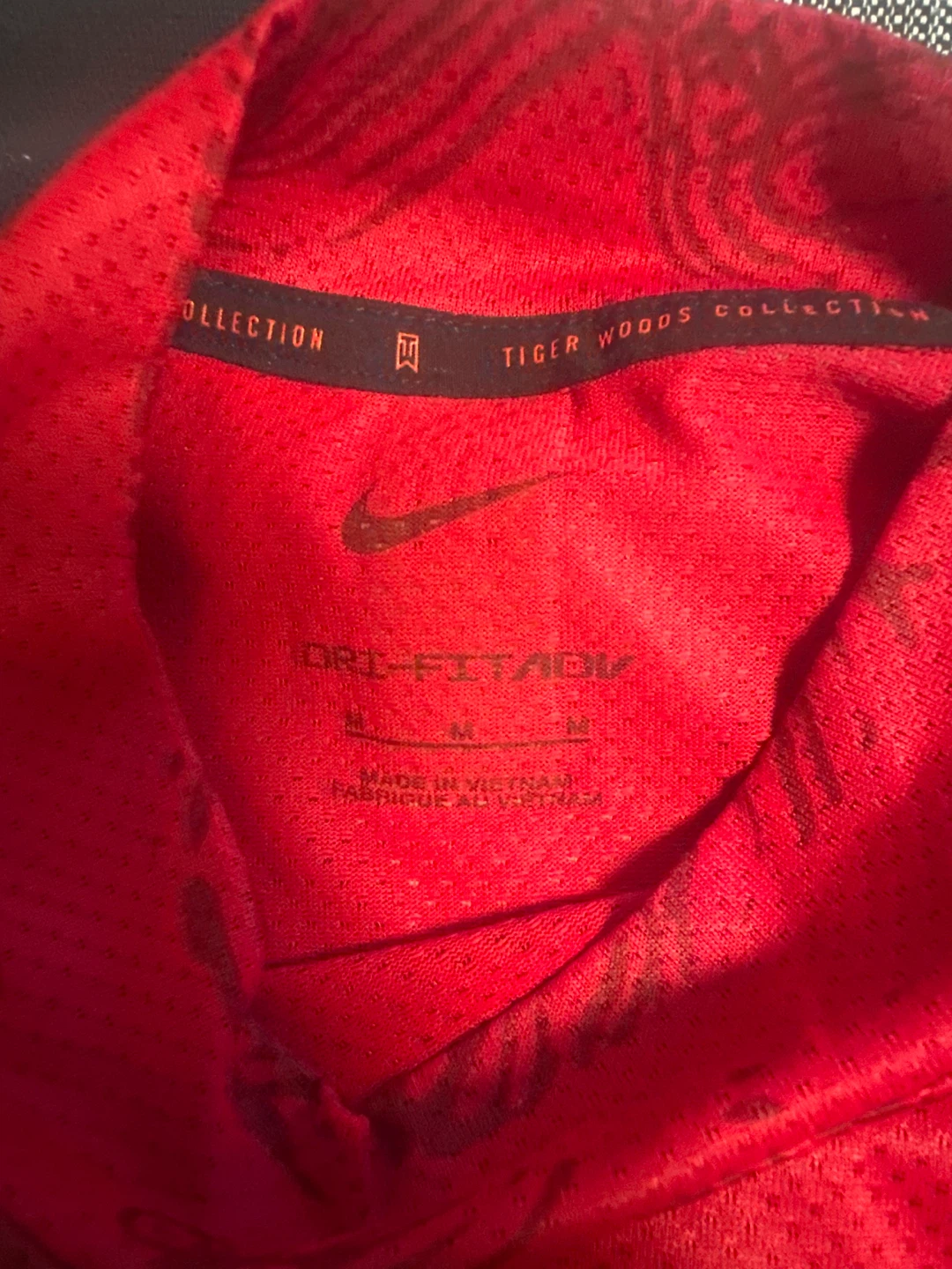 Nike Tiger Woods Collection Red Dri-FIT ADV Shirt - photo 2