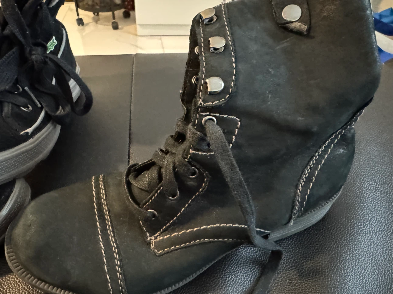 Black Women's Combat Boots Size