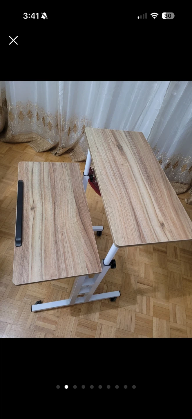 Adjustable Rolling Laptop Desk - photo 2
