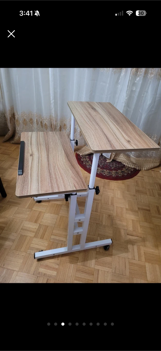 Adjustable Rolling Laptop Desk - photo 3