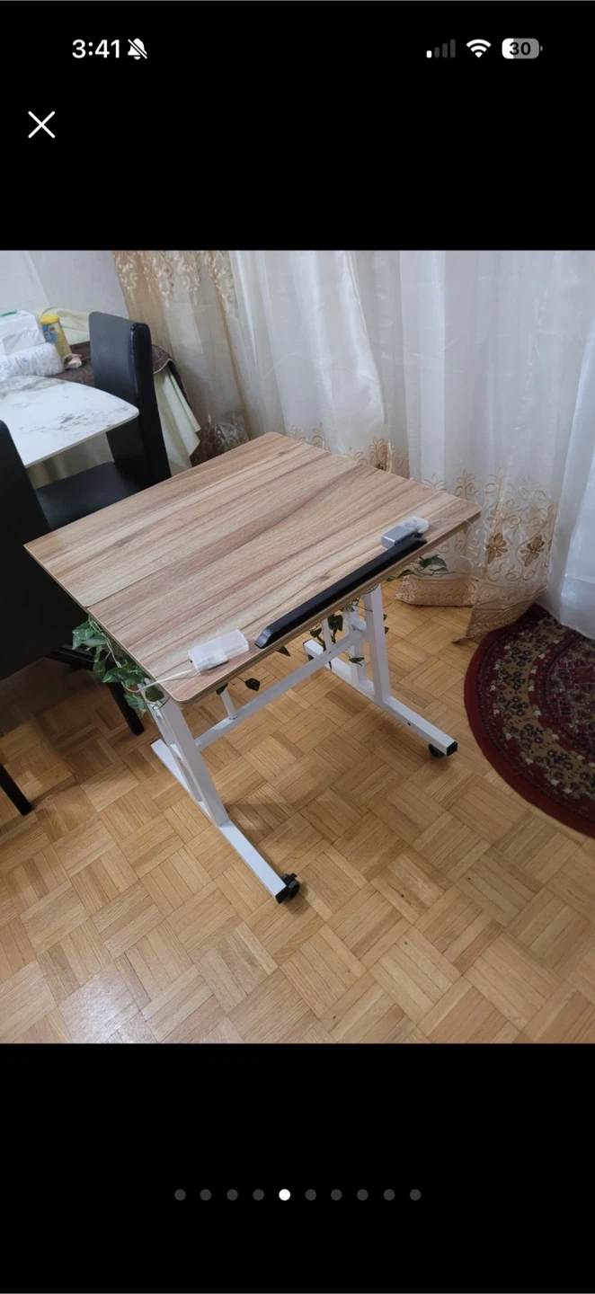 Adjustable Rolling Laptop Desk - photo 5