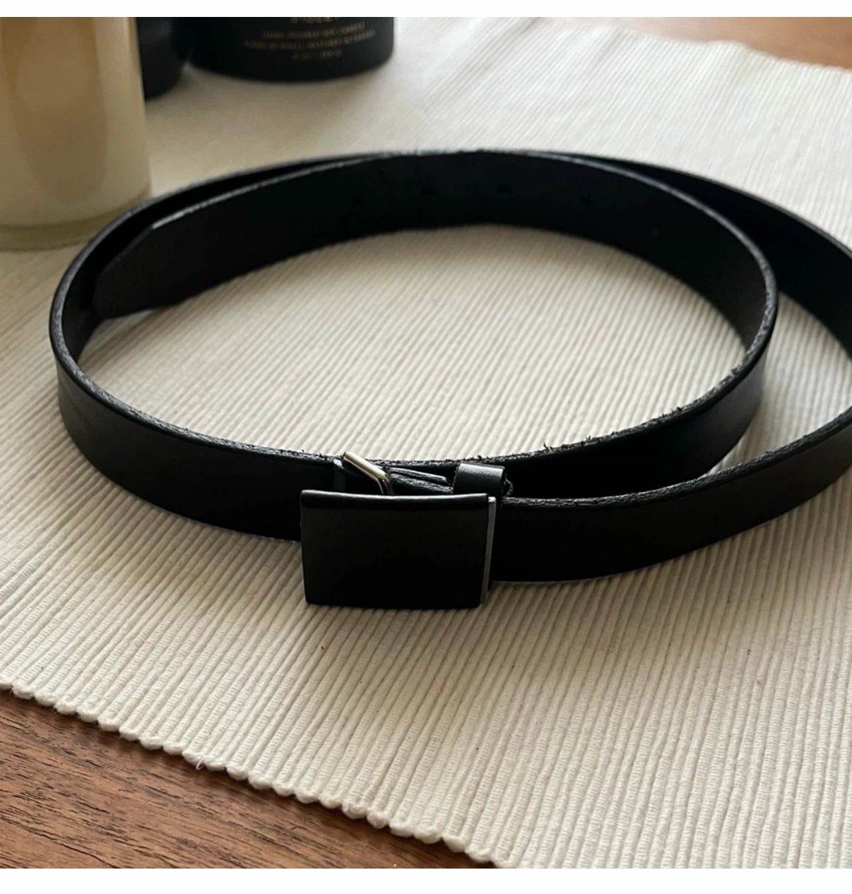 John Varvatos Hand Made Leather Belt