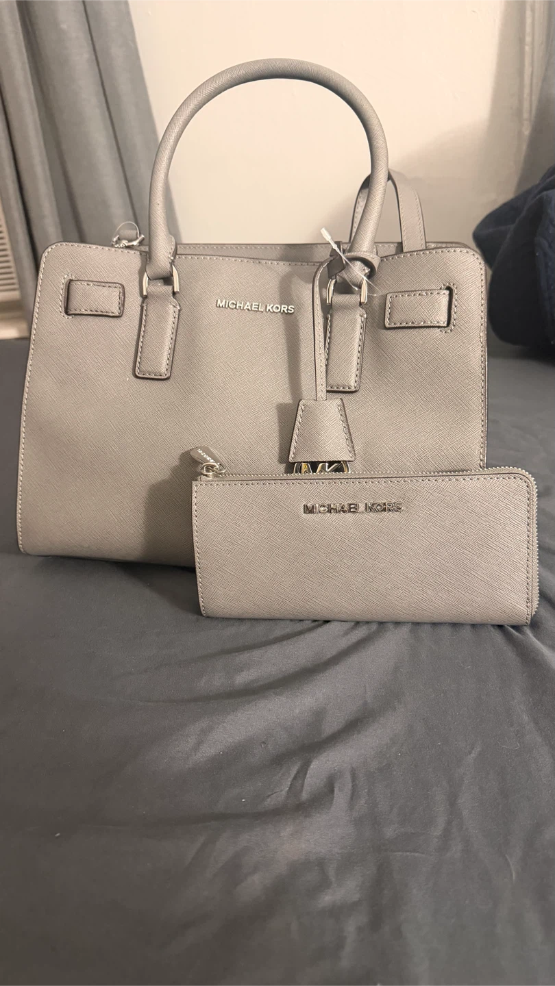 Michael Kors Handbag and Matching Wallet Set