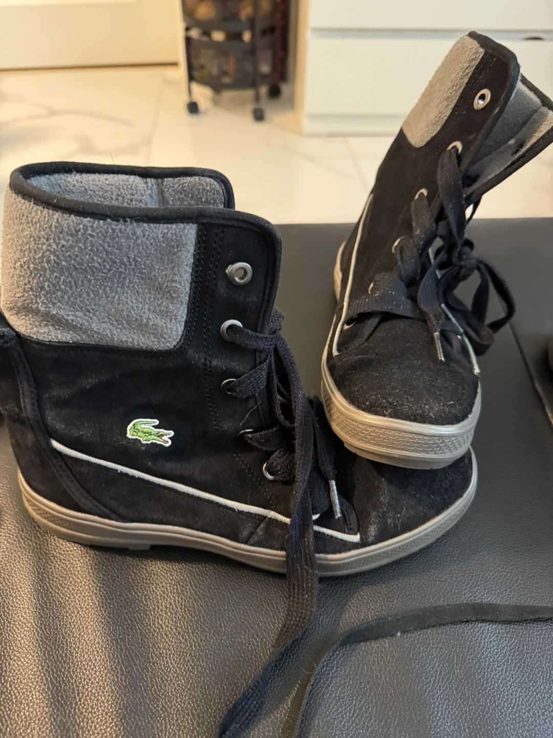 Lacoste Black High-Top Sneakers - photo 3