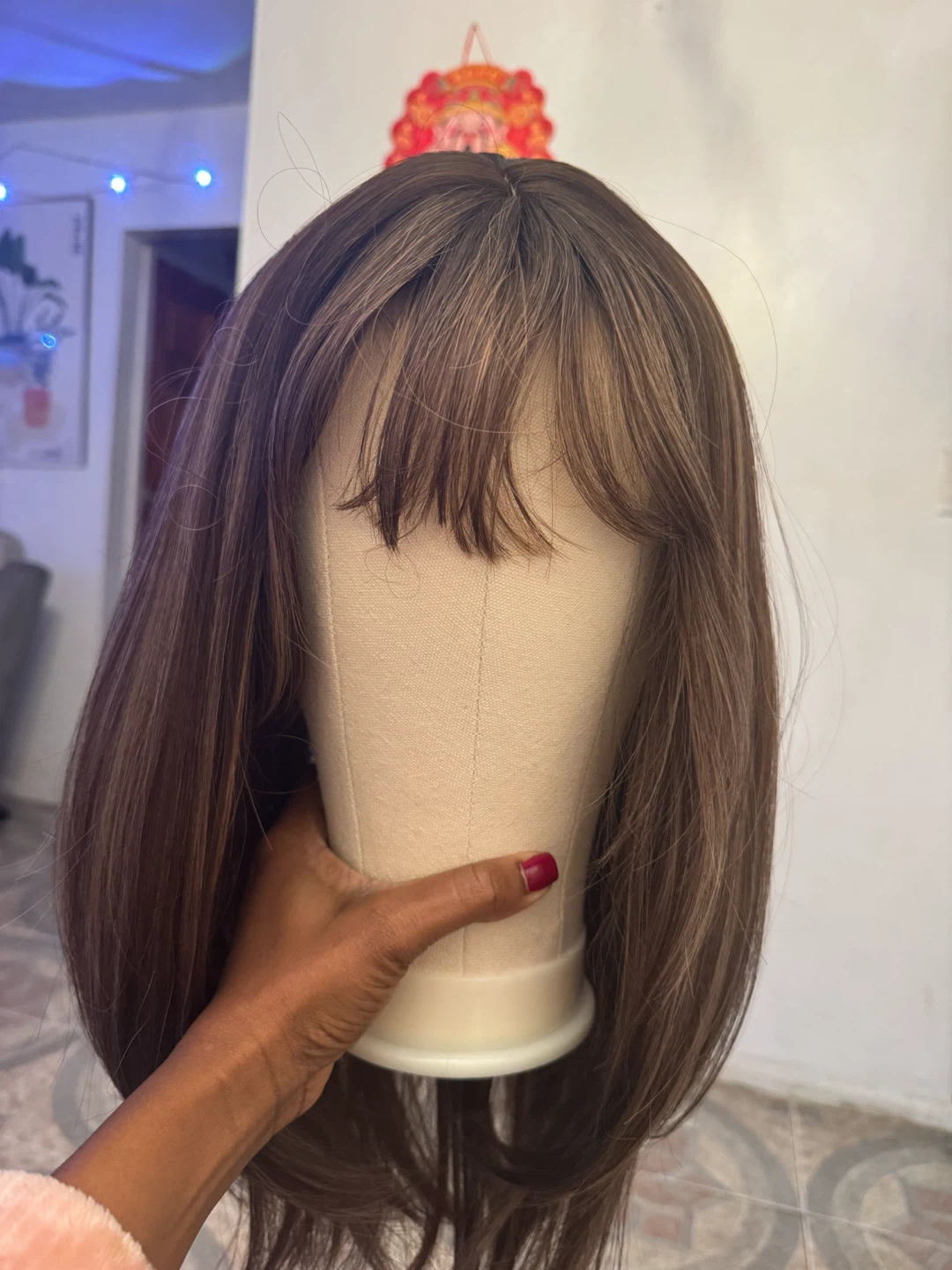 Shoulder Length Brown Bob Wig - photo 2