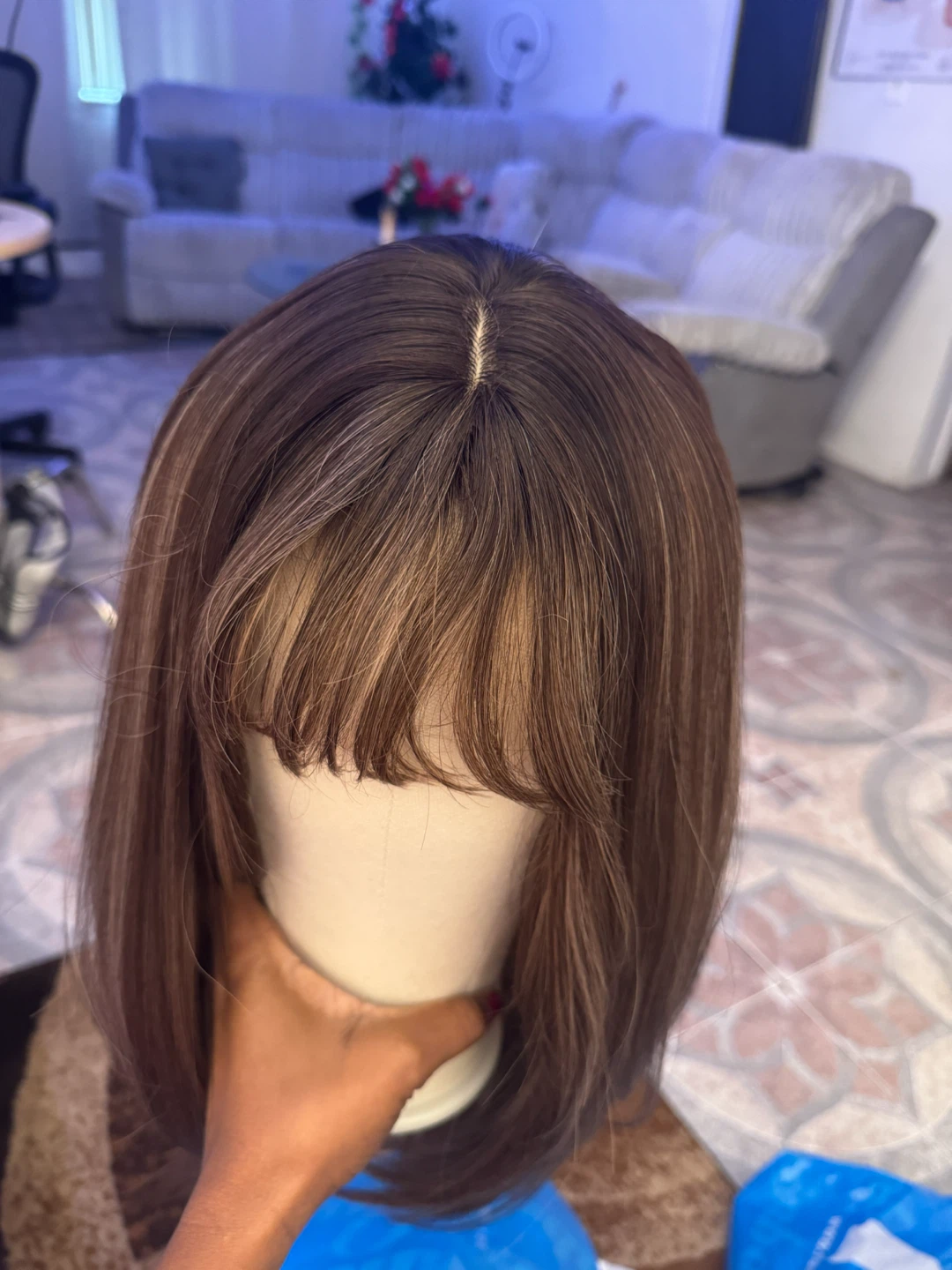Shoulder Length Brown Bob Wig - photo 4