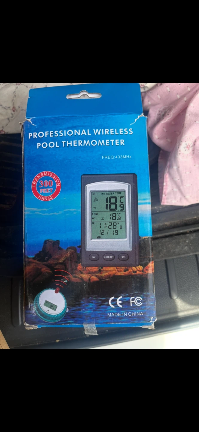 Professional Wireless Pool Thermometer