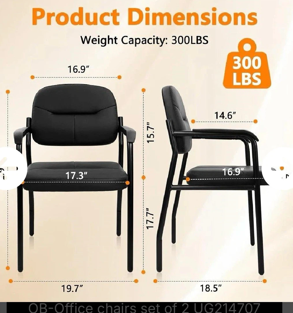 Set of 2 Office Chairs - photo 3