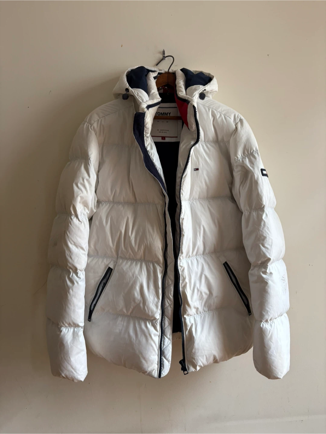 Tommy Hilfiger White Puffer Jacket