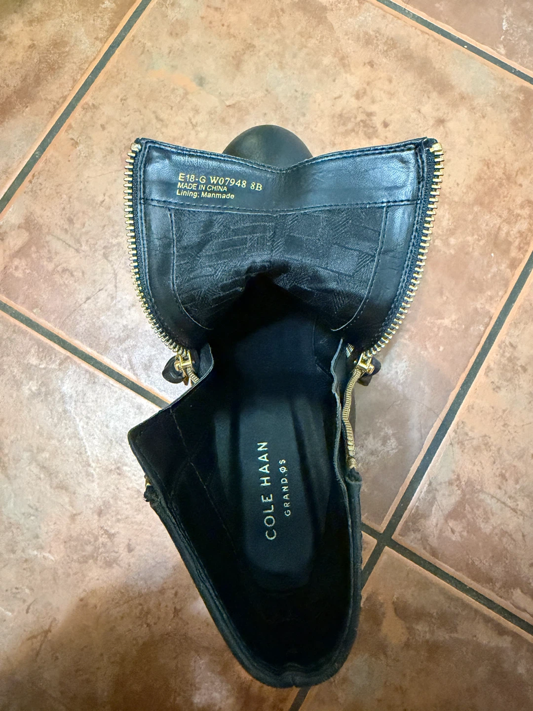 Cole Haan Grand.OS Black Leather Ankle Boots - photo 3