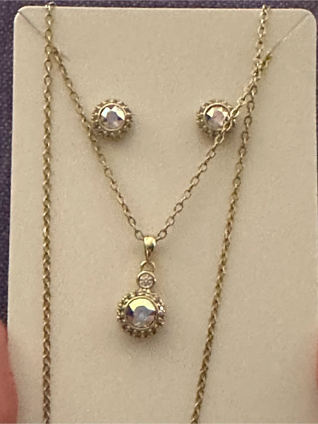 XP 14k Gold Tone laminated Jewelry Set - photo 2