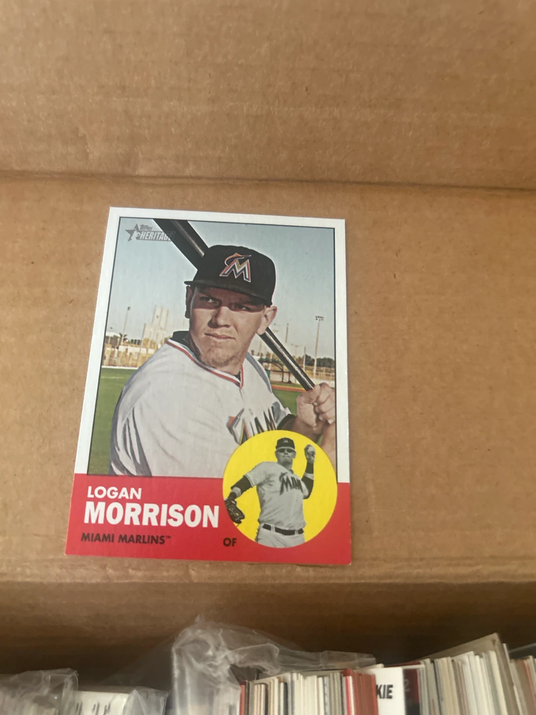 2013 Topps Heritage Logan Morrison Baseball Card